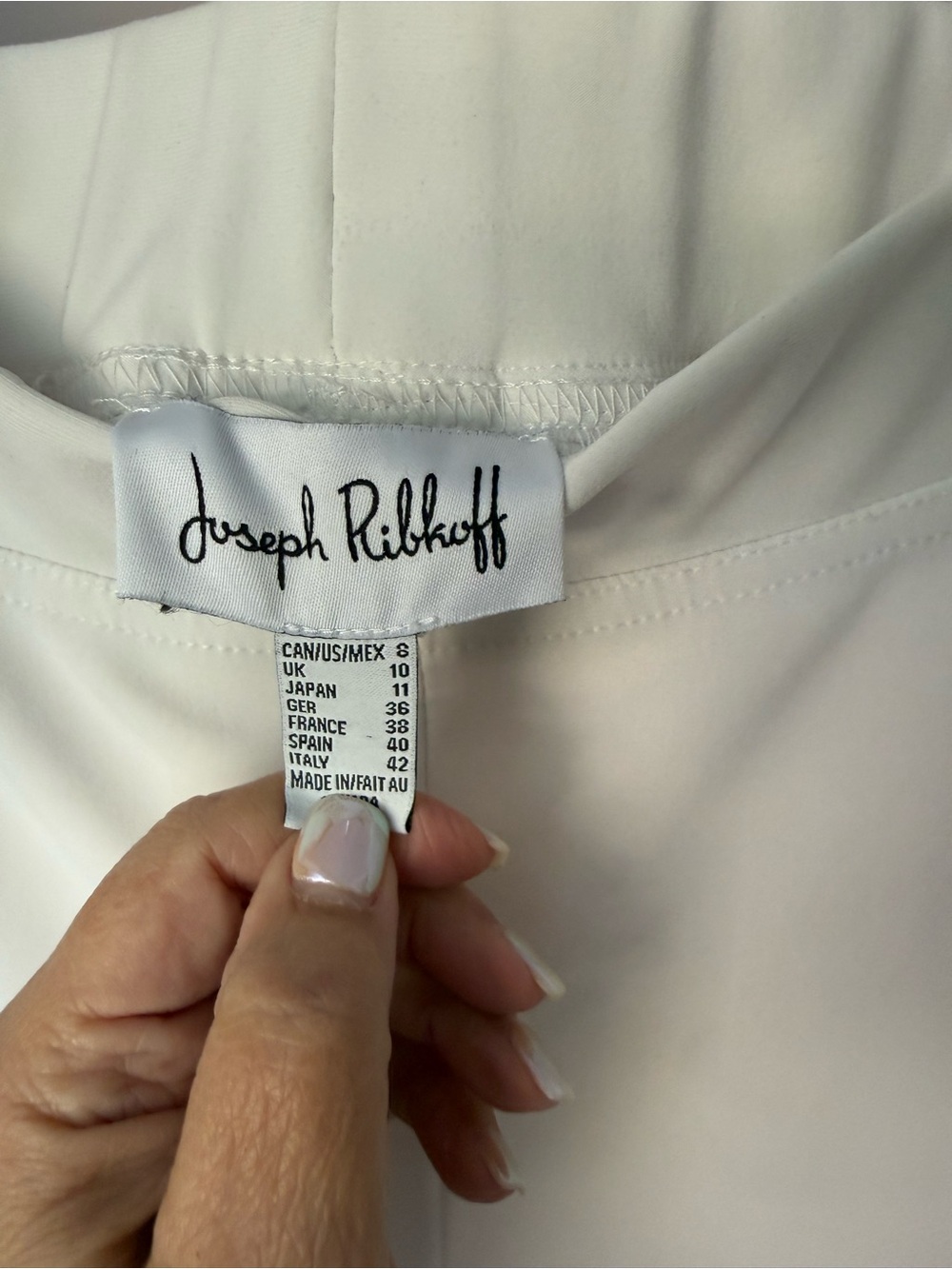 Joseph Ribkoff Ivory Straight-Leg Ponte Trousers - Picture 2 of 3